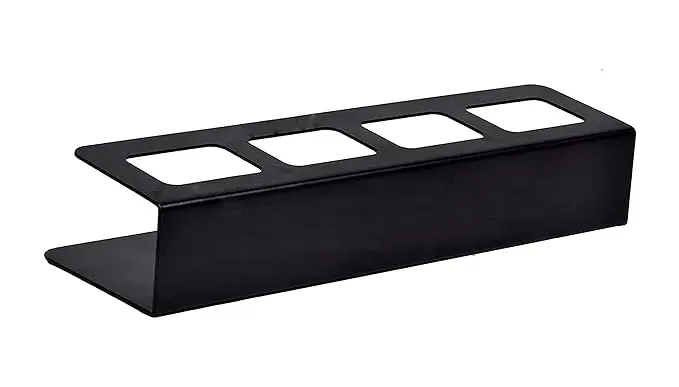 Khandsiya 4 In One Remote Holder, Remote Stand Organizer, Suitable for TV, AC, DVD, STB, DTH REMOTES (Black)